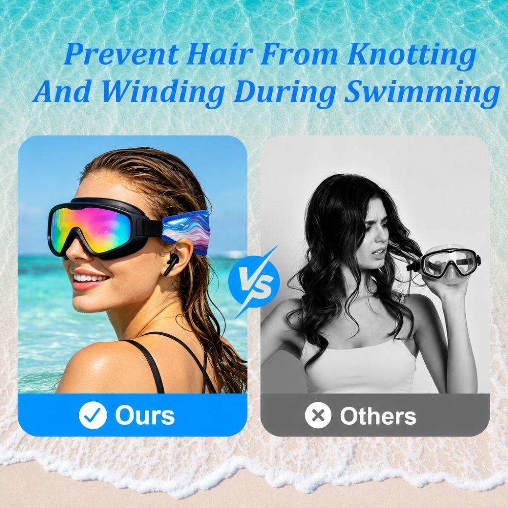 Waterproof Diving Mask Strap Anti-Slip Snorkel Mask Strap Cover Hair Protector Wrap  Water Sports