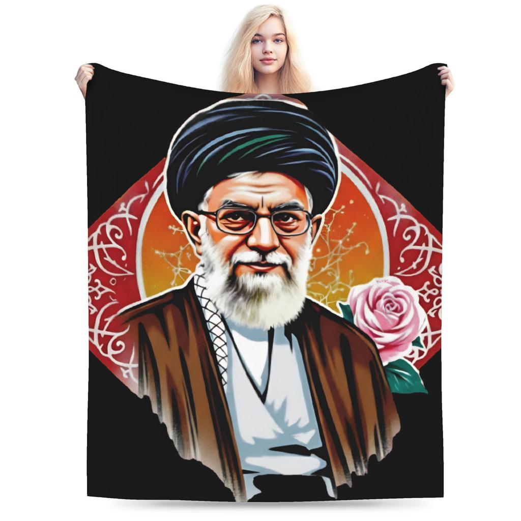 Ali Khameneis Blanket Super Warm Fashion Plush Bedding Throws For Kids Bedroom Flannel Bedspread Bed Cover