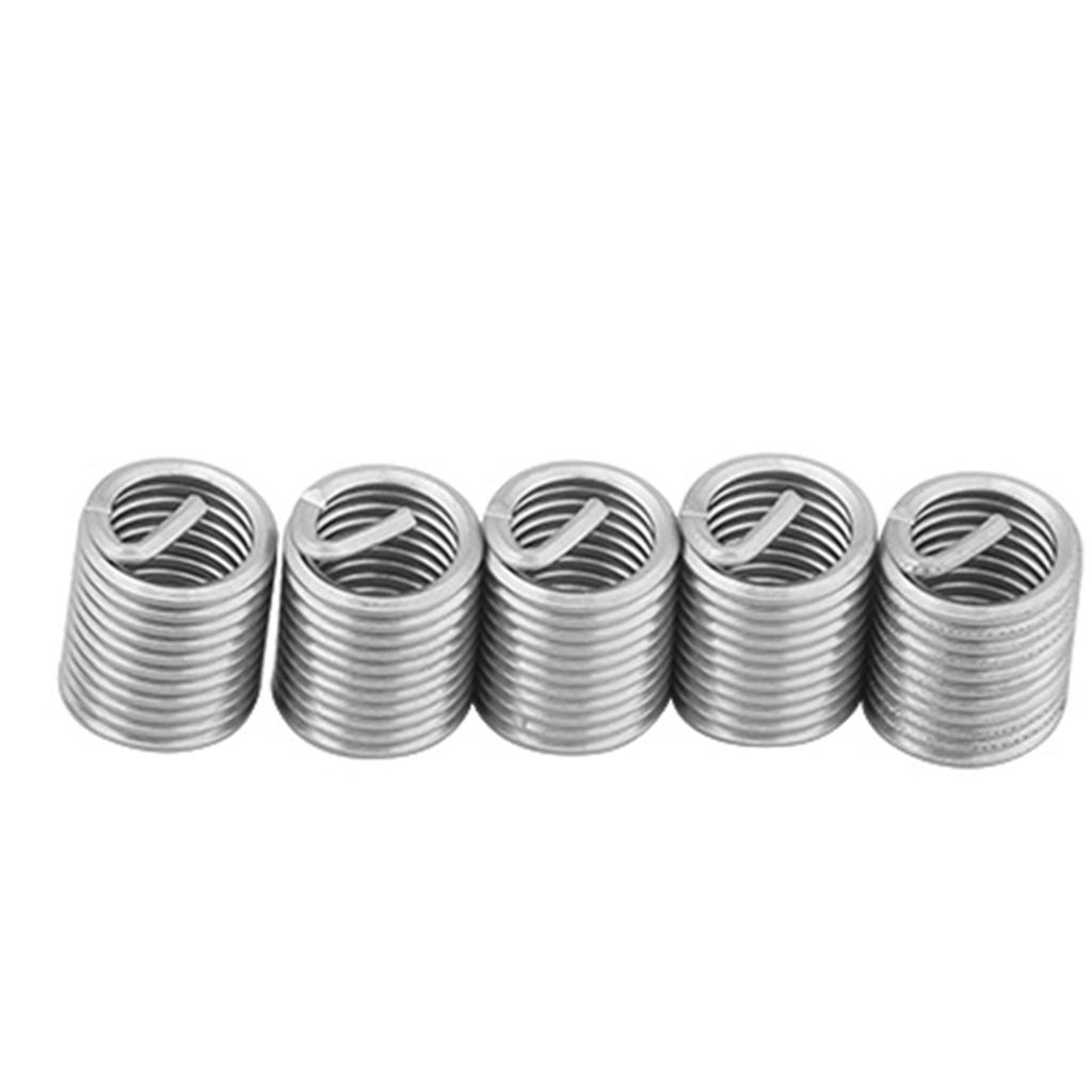 Wire Screw Sleeve, 60pcs Stainless Steel Wire Thread Inserts Repair Kit M3 M4 M5 M6 M8 M10 , Thread Repair Kits
