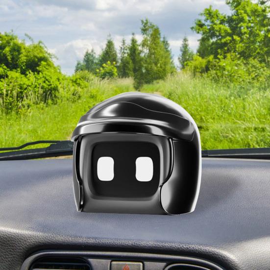 Шлем автомобиля робот милый водительский приятель робот фигурка игрушечная машинка приборная панель мини украшение