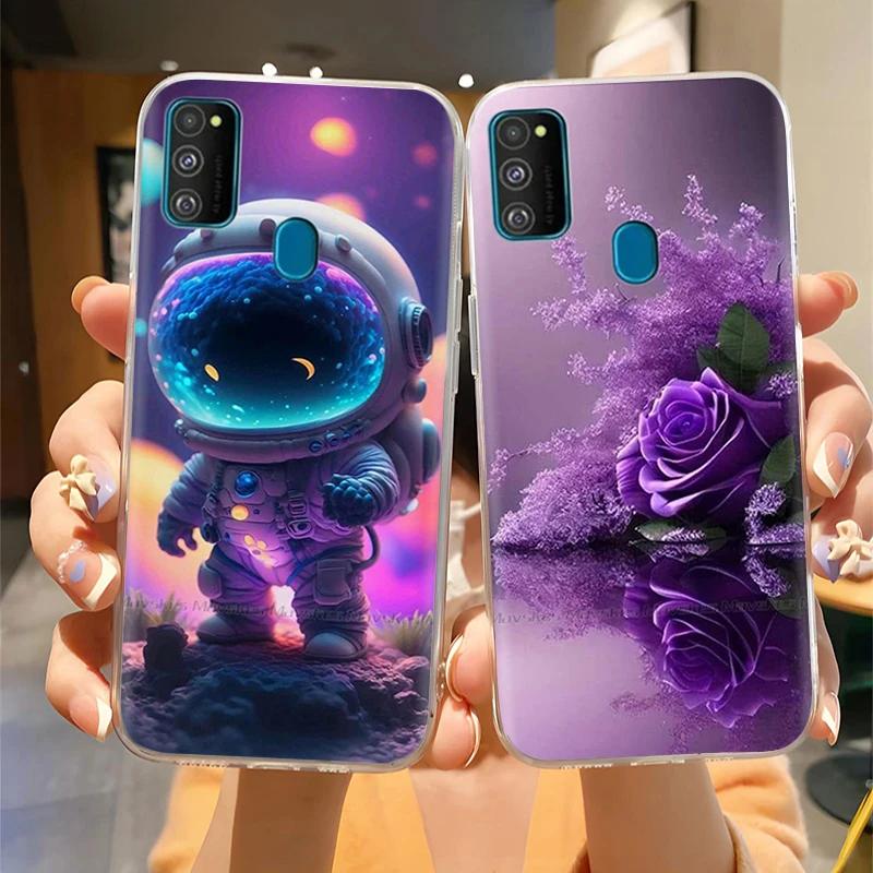 Для Samsung Galaxy M21 M30S Чехол Задняя крышка Прозрачный Мягкий Силикон ТПУ Чехол для телефона Для Samsung M21 M30S Прозрачный Ударопрочный Coque Оболочка