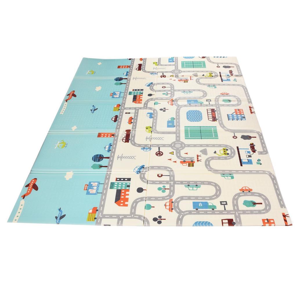 Водонепроницаемый детский коврик для ползания с рисунком из мультфильма, складной пенопластовый коврик для гостиной