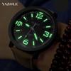 Топ Новые Модные Парные Спортивные Часы Мужские и Женские Большой Циферблат Светящиеся Кварцевые Ремешок Студенческие Часы