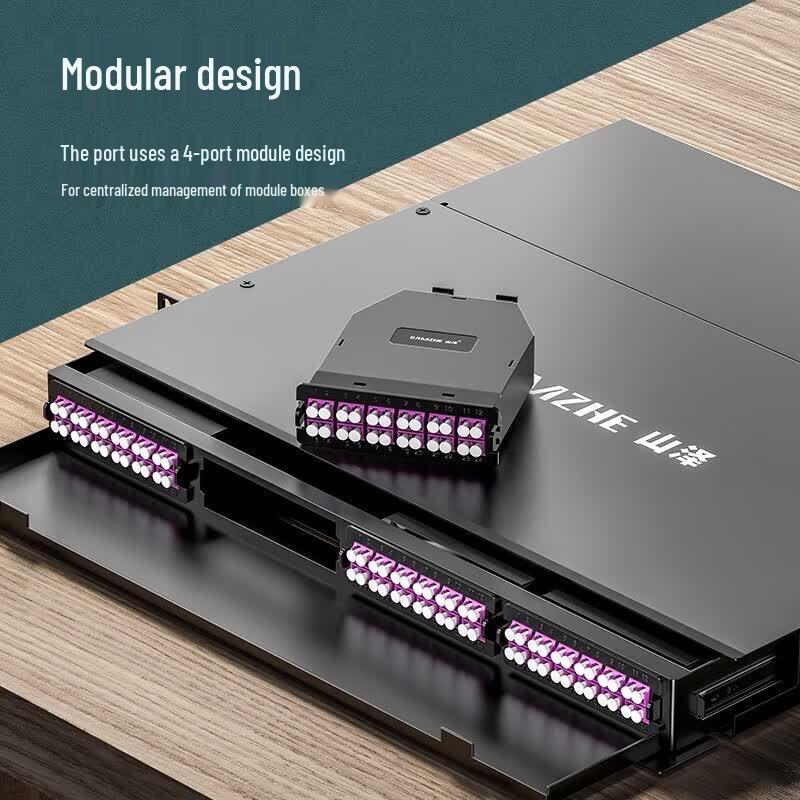 SAMZHE High-Density 1U Fiber Optic Patch Panel
