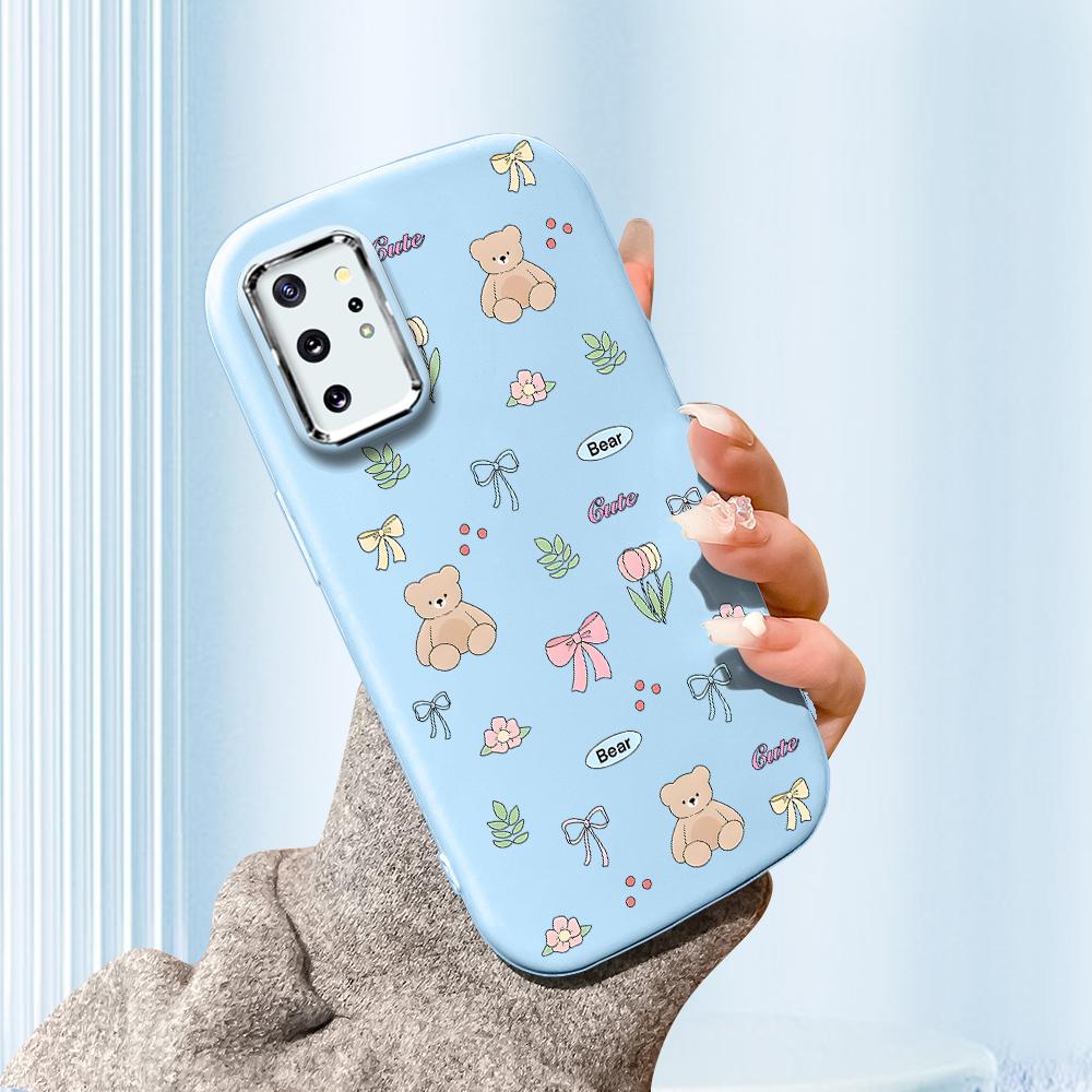 Сплошной цвет с серебряным краем линзы, жирный корпус, Мягкий ТПУ, жидкий силиконовый чехол, противоударный чехол для телефона для Xiaomi Redmi Samsung