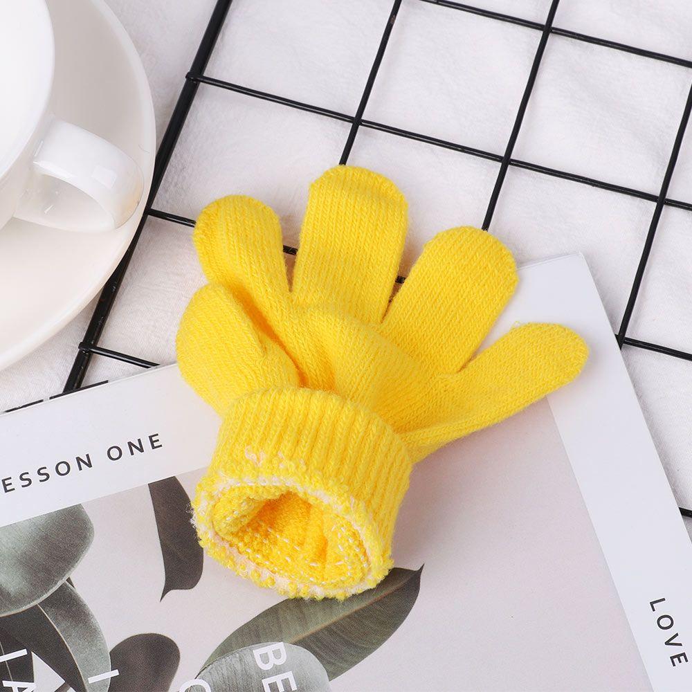 Winter Kids Warm Knitted Glove Stretch Children