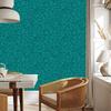 Glitter wallpaper, turquoise background, turquoise center for living room and bedroom 50x1000