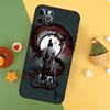 Япония Чехол для телефона Самурай Ниндзя для iPhone 17 16 16E 15 14 12 11 13 Pro Max 12 13 Mini 17Air Ударопрочный чехол