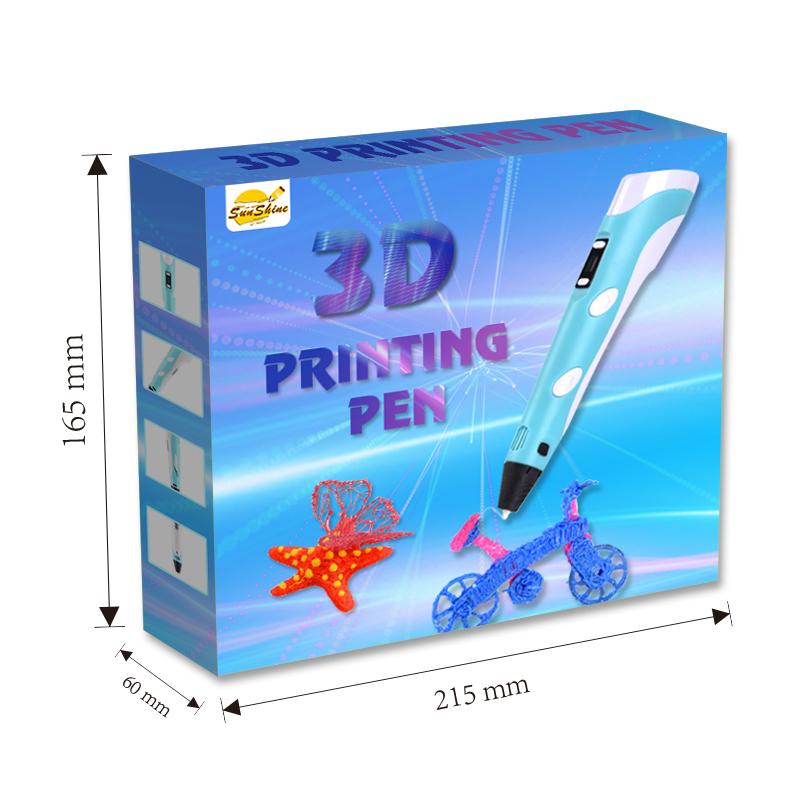 2026 Upgrade 3d Printing Pen Three-dimensional Painting Birthday Gift Diy 3d Printing Pen 3d Drawing Pen Children's Toy