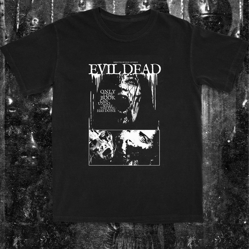 Retro EVIL DEAD Horror Movie Tee Unisex Short Sleeve Shirt S-5XL