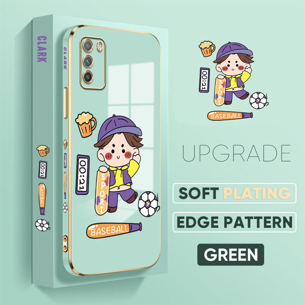 Красочные узоры печати с квадратными краями и узором корпуса с покрытием корпуса телефона Роскошное покрытие Мягкий чехол для телефона для Huawei Honor Xiaomi Redmi