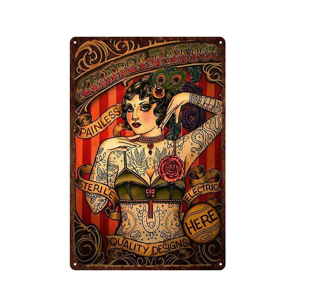 Скелет Череп Металлические Оловянные Вывески Мексиканский Фестиваль День Мертвых Доска Настенная Живопись Плакат Партии Магазин Домашние Тату-салоны Декор