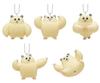 Muscular Figure Mascot X Complete Set of Gachapon Capsule Toy Ham-chan 5,