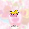 Наклейки Kirby Team Креативные наклейки Kirby для автомобиля Подходят для окон, ноутбуков и скейтбордов