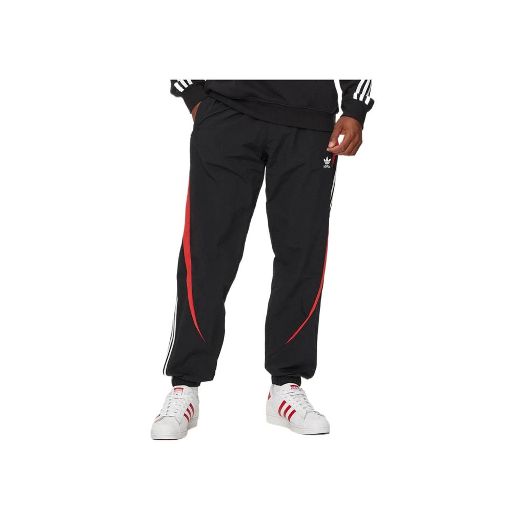 Adidas Originals Archive Tracksuit Bottoms Striped Color Blocked Retro Sports Knit Pants Men Bottoms Black IX9646