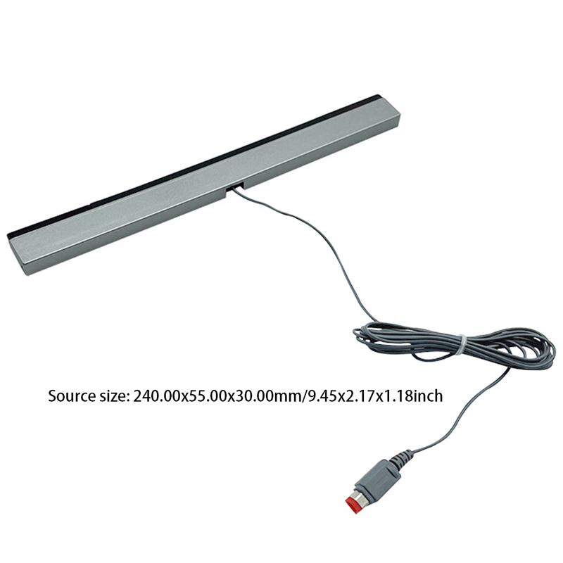 Remote Infrared Ray IR Inductor Bar with Extension Cord Wired Infrared Ray Sensor Bar Infrared IR Signal Ray for Nintendo Wii