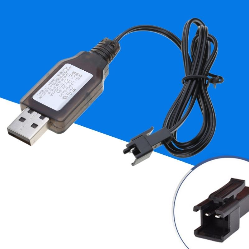 Advanced 6V Charger Cable SM2P Lithium Battery Charging Cord with Safe Protections for Electric Remote Controlled Toy