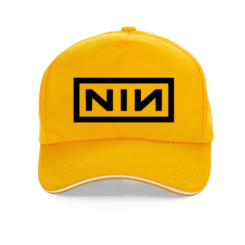 Летний Модный Козырек Для Мужчин Женщин Бейсболки Принт Nine Inch Nails Рок-группа Шляпа Унисекс Кость Регулируемая Snapback Кепки Gorras