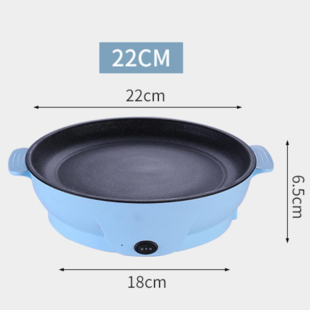 Mini Electric Grill Pan Non Stick BBQ Griddle for Home Use with Adjustable Temperature Control