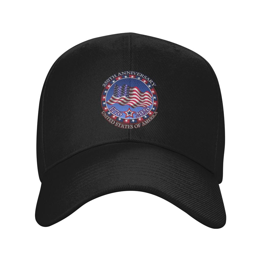 UnisexAmerica Year Anniversary Hat Trendy Snapback Cap Adjustable Casual Wear