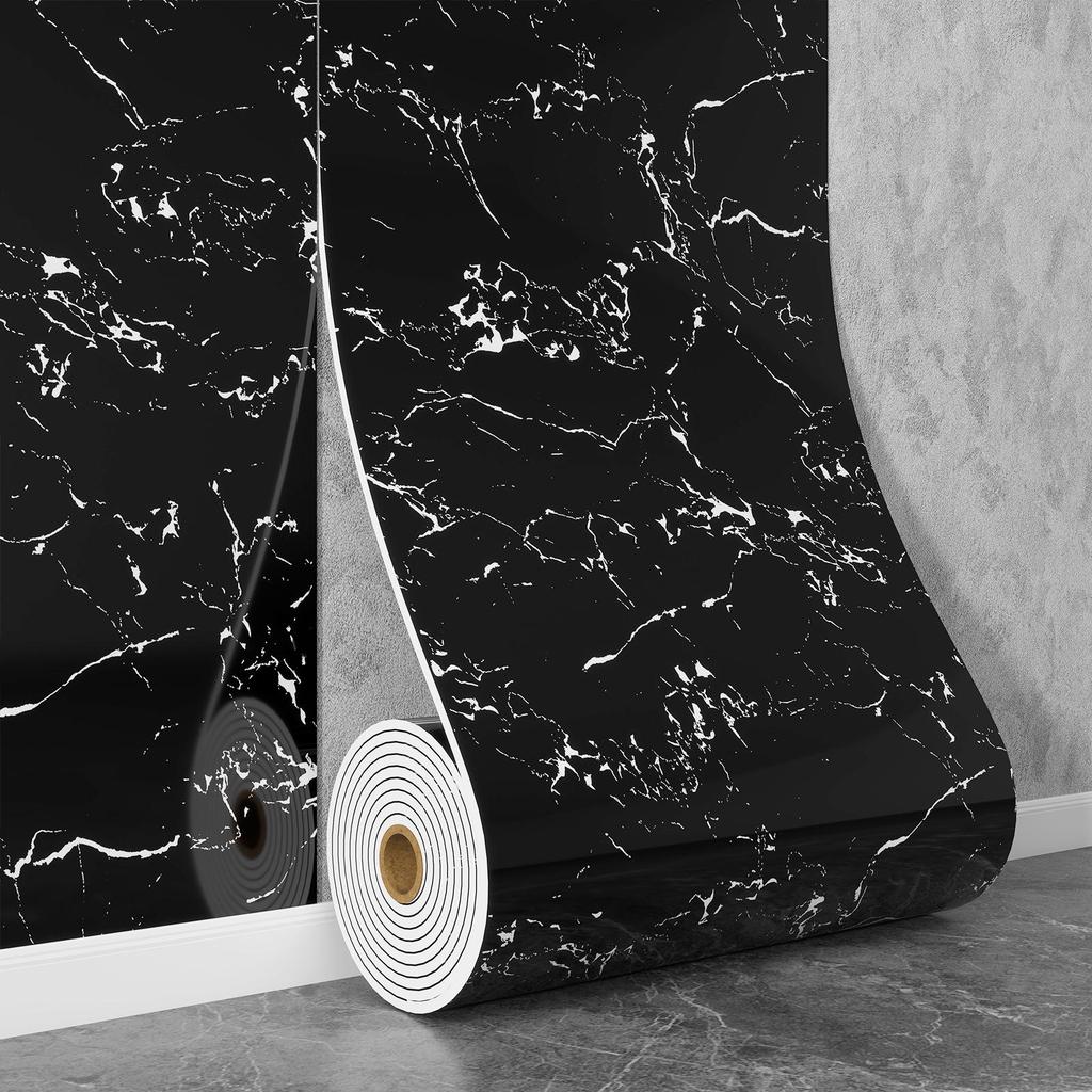 Самоклеящаяся водостойкая настенная наклейка под мрамор для ванной комнаты, гостиной, кухни и ТВ-зоны.