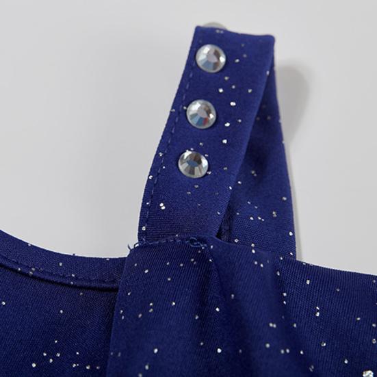 Женское летнее платье с V-образным вырезом, короткими рукавами, открытыми плечами, стразами, однотонное, мягкое, облегающее, с высокой талией, плиссированное, эластичное, для вечеринок и клуба