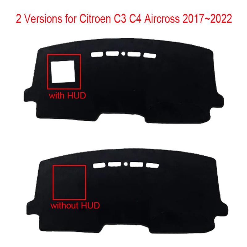 Автомобильный коврик на панель приборов для Citroen C3 C4 Aircross 2017~2026 LHD RHD Защита консоли от солнца