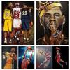 Basketball Celebrity Wall Paintings, Posters, Dunking Murals, Modern Home Decor, Oil Paintings, Prints