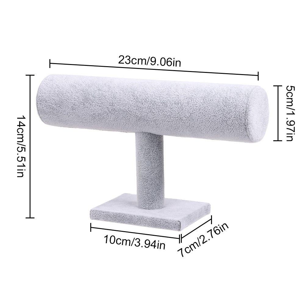 Стенд для выставки товаров Бархатная Т-образная подставка H-образный браслет для ювелирных изделий Прочный стеллаж для ювелирных изделий Ювелирные изделия