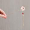 Ancient Style Flower Fan-shaped Hairpin High-end Feel New Chinese Tassel Step Rocking Hairpin Plate Hairpin Hair Accessories