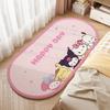 Cartoon Plush Rug Soft Non-Slip Bedside Rug for Girls' Bedrooms Children's Playroom Floor Mat Home Decor