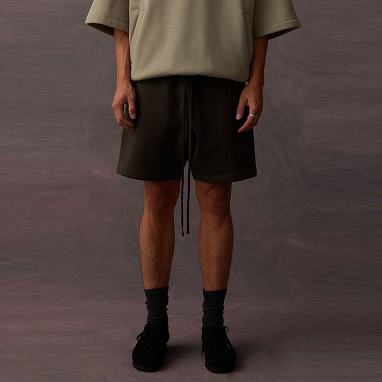 Fear of God Essentials Шорты-бермуды Черный цвет Мужские Низ 160BT222000F
