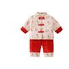 Winter Velvet Hanfu Tang Suit: Two-Piece Chinese New Year's Outfit for Baby Girls (1 Year Old)