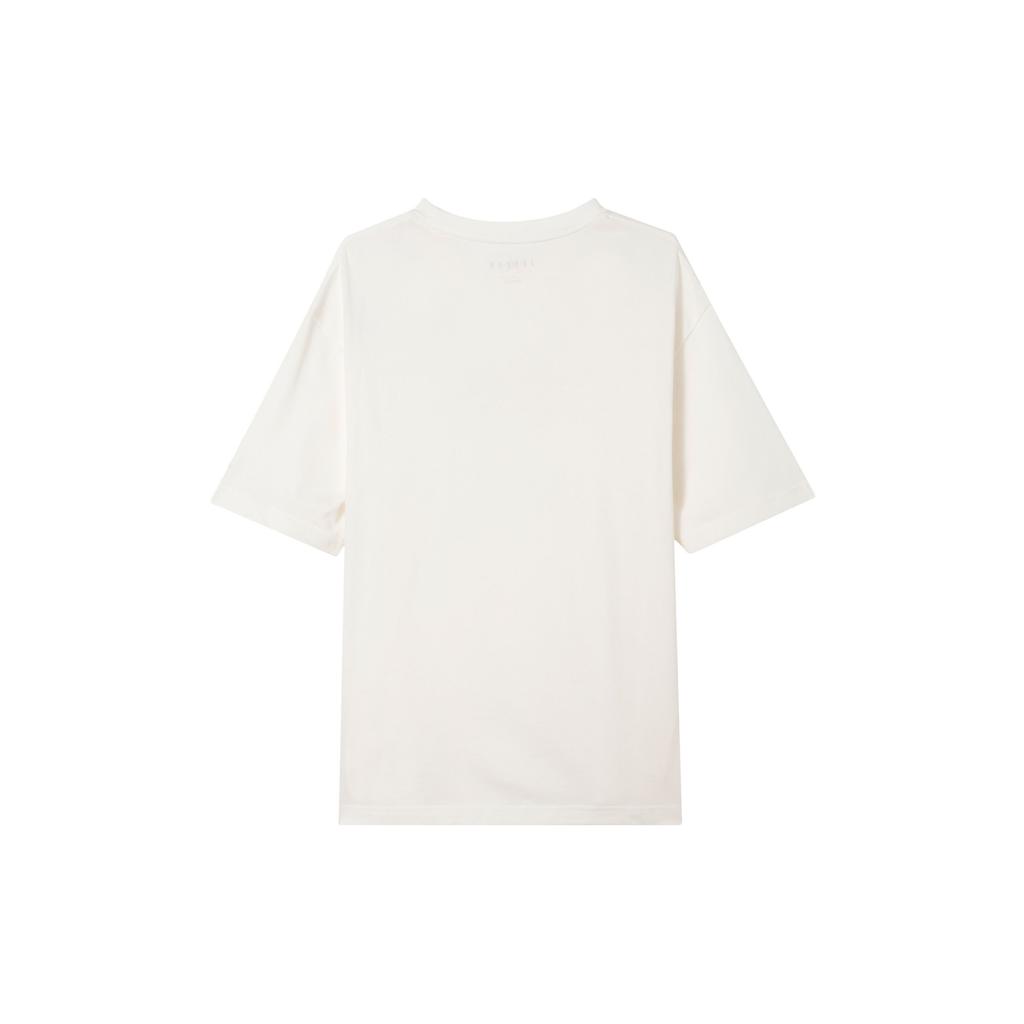 Jordan Wordmark Series сплошной цвет с круглым вырезом повседневная футболка с коротким рукавом мужские топы белые FJ1970-133