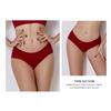 Women Panties Solid Color Elastic Mid Waist Seamless Thin Thread Soft Anti Septic Breathable Intimate Clothes Lady Underwear Briefs