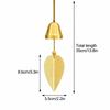 Gold Wind Chimes Ornament 13.78in Feng Shui Bell Decorative Decorative Door Bell  Home Decor