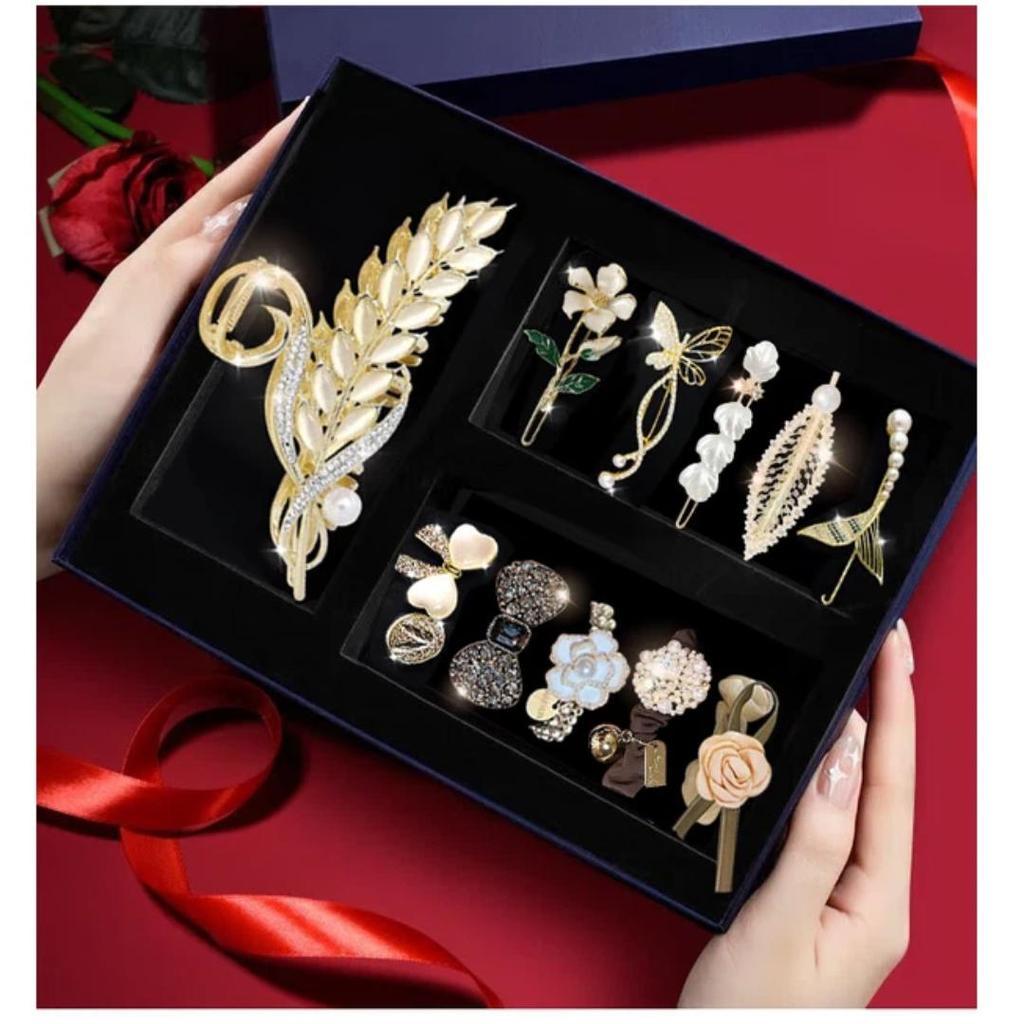 11-Piece Hair Clip Set, Bangs Clips, Side Clips, Hairpins, Hair Accessories