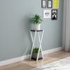 Floor-Standing Wrought Iron Trapezoidal Plant Stand