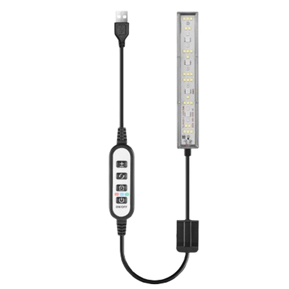 Вращающийся на 360° светодиодный светильник для аквариума с регулируемой яркостью, светильник для аквариума, лампа для водных растений, рост водных растений