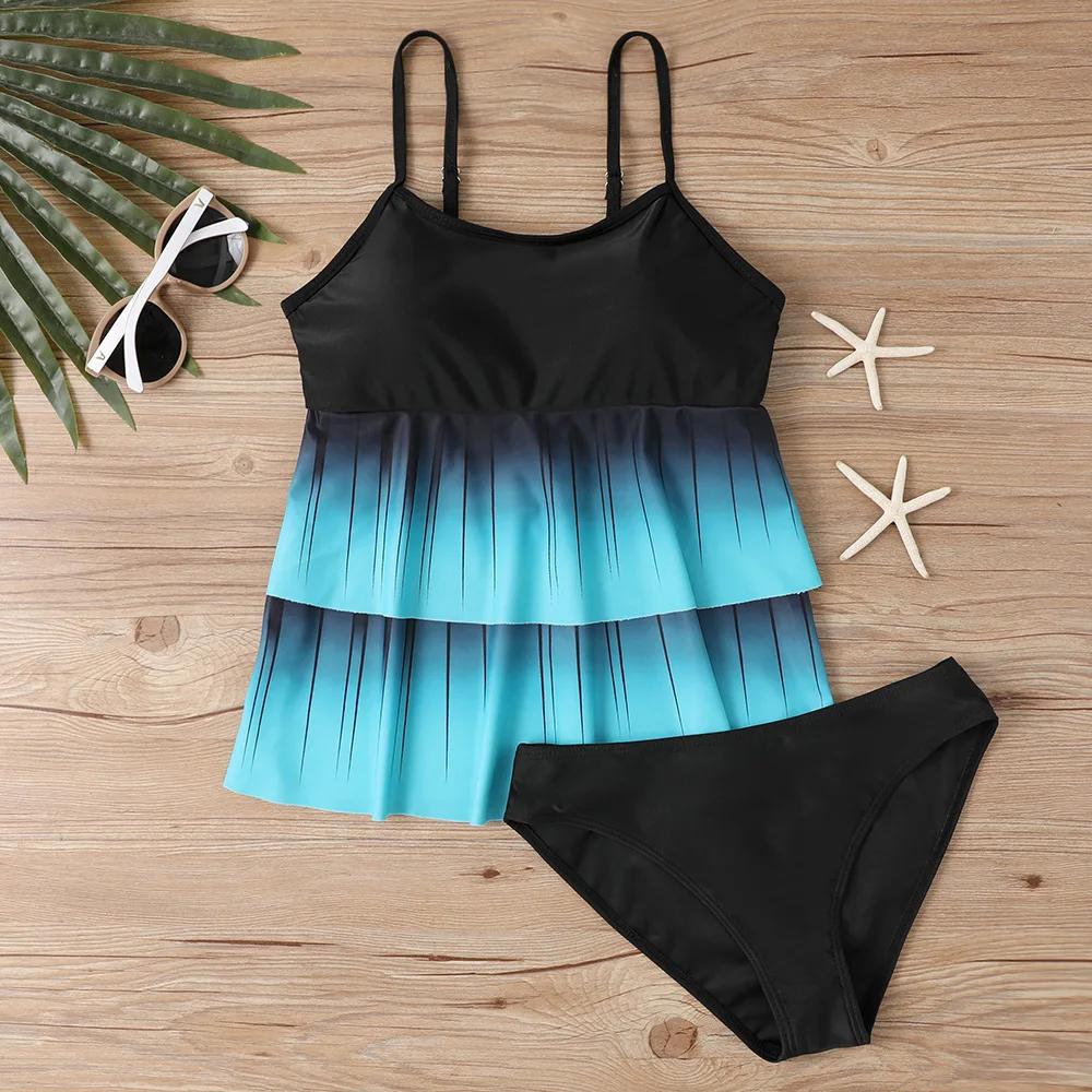 Купальник из двух частей, купальники для женщин, пляжная одежда, купальный костюм, бикини, женский купальник, женские купальники