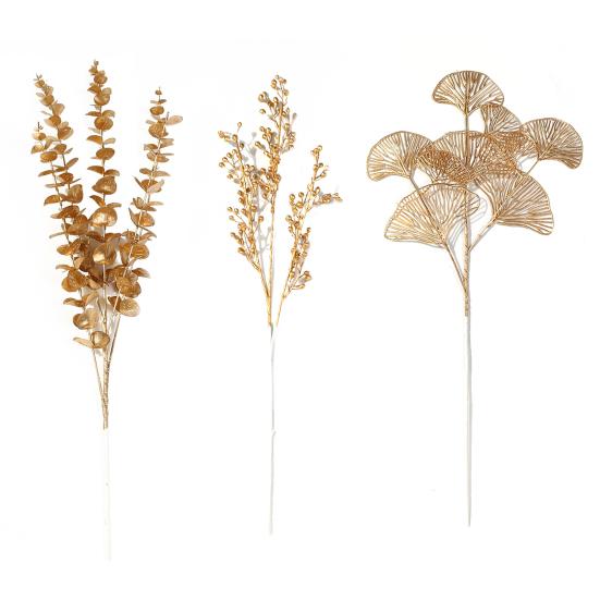 Flower Decor Durable Handmade 3 Types Unique Elegant All Match Simulation Eucalyptus for Bedroom