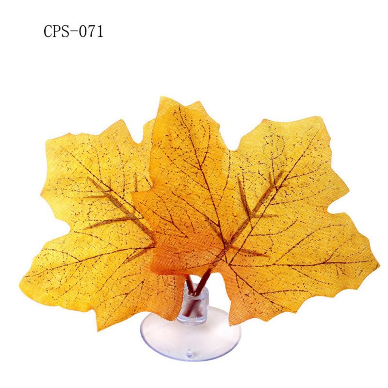 Имитация ландшафтного растения Лист с присоской Ландшафтное растение для аквариума