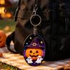 Halloween Acrylic Keychains Ghost Pumpkin Keychain, Cartoon Car Key Bag Pendants Ring Pendant, Decorative Charm Accessory for Handbags Backpacks Theme