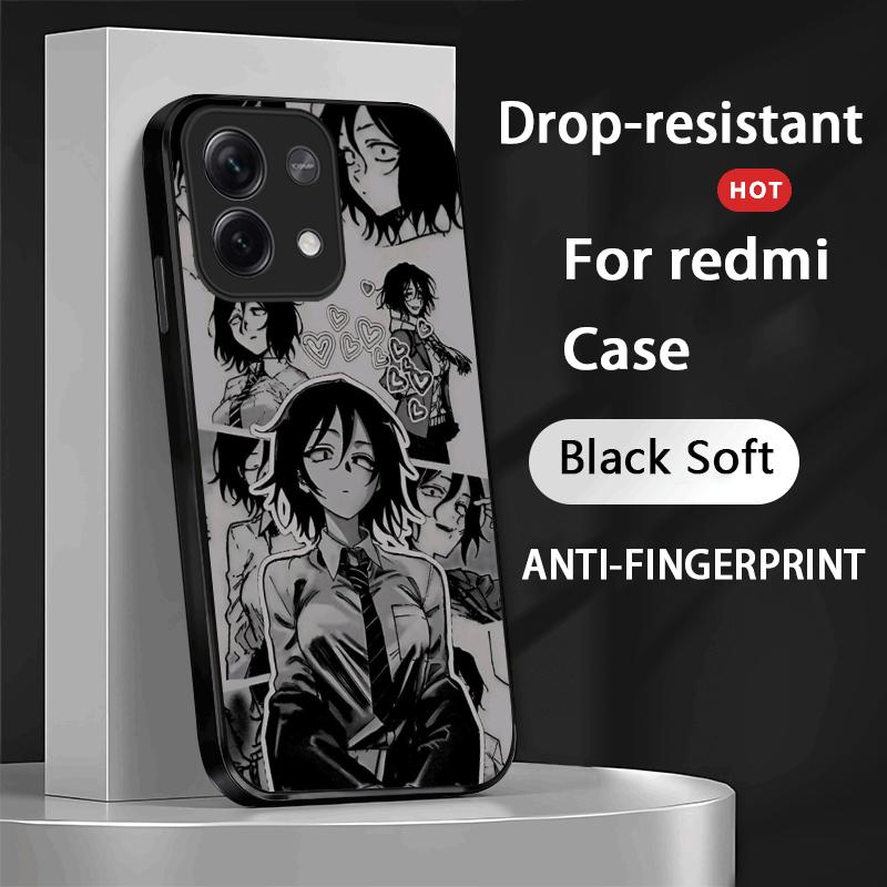 Зов ночи милая аниме девушка Чехол для телефона для Xiaomi Redmi Note 14 13 12 11 Pro Plus S 5G 14C A3 Мягкий черный чехол для телефона