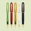 Jinhao 9013 Fountain Pen Four Seasons Color Transparent Barrel Portable Clip Heartbeat F Nib for Office Signature School