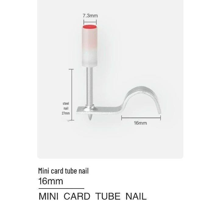 Мини-потолочная пластина 7,3 мм с гвоздем и трубным зажимом