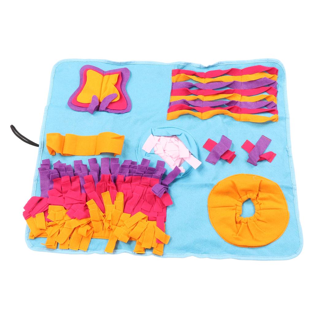 Коврик для нюханья собак, моющийся многоразовый тканевый коврик для медленного кормления домашних животных, уменьшающий тревогу, обогащающий корм для собак