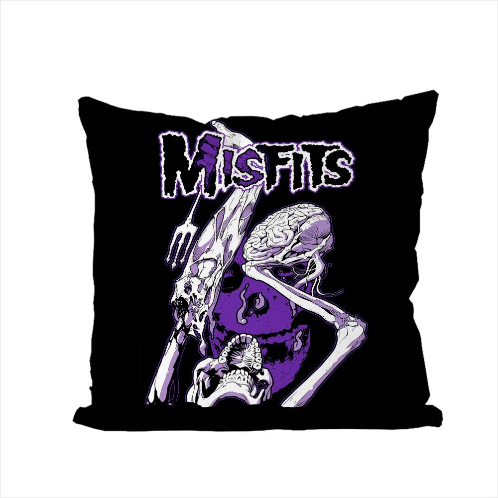 Band The MMisfits Pillow Case For Car Sofa Decorative Home Doublesided Print Plush Square Throw Pillow Cushion Cover