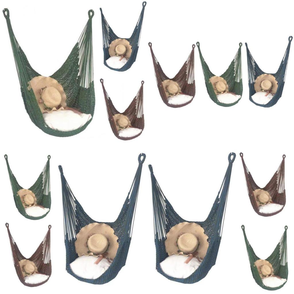 Сетчатое гамачное кресло-качели Подвесное сиденье-качели с подушкой Для сада на открытом воздухе Патио