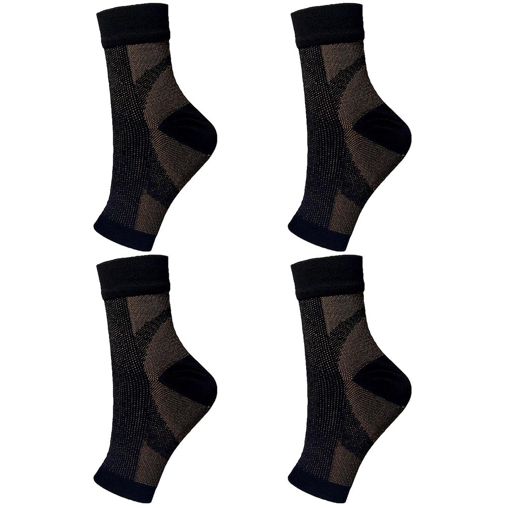 4Pcs Plantar Fasciitis Sock for Tendonitis Relief Best Compression Foot Sleeves for Plantar Fasciitis Heel Sock